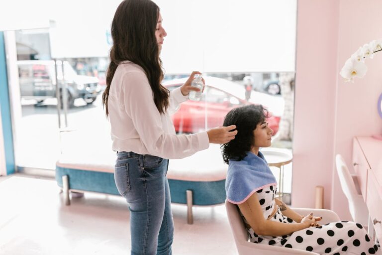 blow dry
